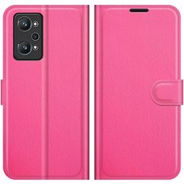 Mobigear Classic Realme GT2 Hoesje Bookcase Portemonnee - Magenta