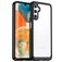 Mobigear Crystal Samsung Galaxy A14 Hoesje Hardcase Backcover - Transparant / Zwart