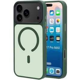 Mobiparts Hardcover iPhone 17 Pro Max MagSafe Hoesje Hardcase Backcover - Satin Green