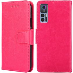 Mobigear Wallet TCL 30 Hoesje Bookcase Portemonnee - Rood