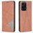 Mobigear Rhombus Slim HONOR 200 Lite Hoesje Bookcase - Bruin