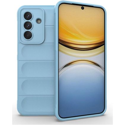 Mobigear Bumpy Samsung Galaxy A37 Hoesje Flexibel TPU Backcover - Blauw