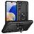 Mobigear Armor ring Samsung Galaxy A16 Hoesje Hardcase Backcover Shockproof met Ringhouder - Zwart