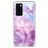 Mobigear Marble Huawei P40 Hoesje Flexibel TPU Backcover - Paars