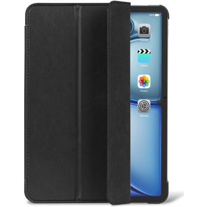 Decoded Textured Slim iPad Air 11 Inch (2024) Hoes Flexibel Siliconen Bookcase - Charcoal