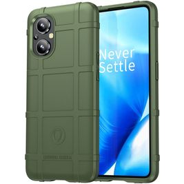 Mobigear Rugged Shield OPPO Reno 7 Lite Hoesje Flexibel TPU Backcover Shockproof - Groen