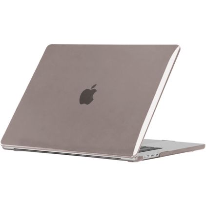 Mobigear Glossy MacBook Air 15 Inch (2023-2026) Hoes Hardshell Laptopcover MacBook Case - Grijs - Model A2941 / A3114 / A3241 / A3448