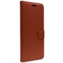 Valenta Gel Skin iPhone 15 Pro Hoesje Echt Leer Bookcase Portemonnee - Bruin