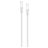 Mobilize Strong Nylon USB-C naar USB-C Kabel 1 Meter - Wit