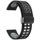 Mobigear Sport Plus Mag Siliconen Smartwatch Bandje Magneetsluiting - Universeel 20 mm aansluiting - Groen / Grijs
