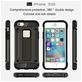 Mobigear Outdoor iPhone SE (2016) Hoesje Hardcase Backcover Shockproof - Zwart