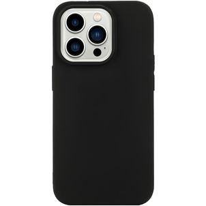 Mobigear Colors iPhone 14 Pro Max Hoesje Flexibel TPU Backcover - Zwart