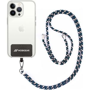 Mobigear Lanyard Universeel Telefoonkoord Verstelbaar - Groen / Zwart / Wit