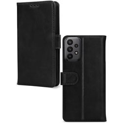 Mobilize Premium Gelly Wallet Samsung Galaxy A23 Hoesje Bookcase Portemonnee - Zwart