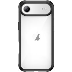 Valenta Full Cover Doorzichtig iPhone Air Hoesje Gehard Glas Backcover Shockproof - Transparant