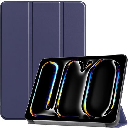 Mobigear Tri-Fold iPad Pro 11 Inch (2025) Hoes Bookcase - Donkerblauw
