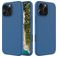 Mobigear Rubber Touch iPhone 16 Pro Max Siliconen Hoesje Backcover - Blauw