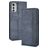Mobigear Sensation Motorola Moto E32s Hoesje Bookcase Portemonnee - Blauw