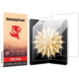 GrizzlyCoat HONOR Magic V2 Hydrogel TPU Screenprotector - Case Friendly (2-Pack)