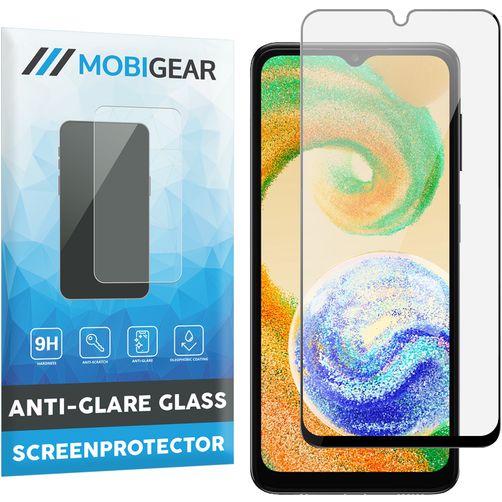 Mobigear Premium Samsung Galaxy A04s Glazen Screenprotector - Case Friendly - Zwart