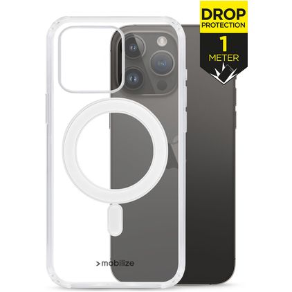 Mobilize Naked Protection Doorzichtig iPhone 14 Pro Max MagSafe Hoesje Hardcase Backcover Shockproof - Transparant
