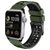 Mobigear Aero Armor Siliconen Apple Watch Bandje Gespsluiting - 49/46/45/44 mm - Legergroen