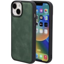 Mobiparts Classic iPhone 15 MagSafe Hoesje TPU,Kunstleer Backcover - Emerald Green