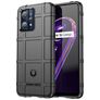 Mobigear Rugged Shield Realme 9 Pro Plus Hoesje Flexibel TPU Backcover Shockproof - Zwart