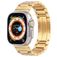 Mobigear Berlin Stalen Apple Watch Bandje Vouwsluiting - 49/46/45/44 mm - Goud