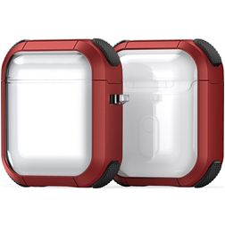 Mobigear Shockproof Apple AirPods 2 Hardcase Hoesje - Rood
