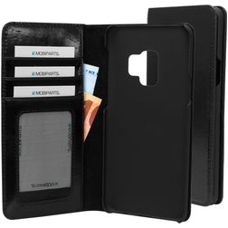 Mobiparts Excellent Wallet Samsung Galaxy S9 Hoesje Bookcase Portemonnee - Jade Black