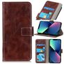 Mobigear Basic iPhone 14 Plus Hoesje Bookcase Portemonnee - Bruin