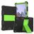 Mobigear ShieldStand Samsung Galaxy Tab A8 10.5 (2021) Hoes Hard Kunststof,Siliconen Backcover + Standaard - Zwart / Groen