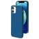 Mobiparts iPhone 12 Siliconen Hoesje Backcover - Blueberry Blue