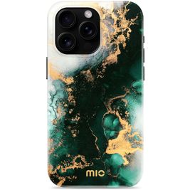 MIO iPhone 16 Pro Max MagSafe Hoesje Hardcase Backcover - Green Marble