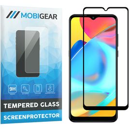 Mobigear Premium Alcatel 3L Glazen Screenprotector - Case Friendly - Zwart