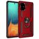 Mobigear Armor Ring Samsung Galaxy A71 Hoesje Hardcase Backcover Shockproof met Ringhouder - Rood