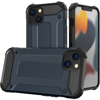 Mobigear Outdoor iPhone 16 Pro Max Hoesje Hardcase Backcover Shockproof - Marineblauw