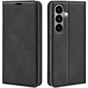 Mobigear Retro Slim Samsung Galaxy S26 Hoesje Bookcase Portemonnee - Zwart