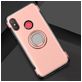Mobigear Armor Ring Xiaomi Mi A2 Lite Hoesje Hardcase Backcover Shockproof met Ringhouder - Roségoud