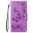 Mobigear Butterfly iPhone SE (2022) Hoesje Bookcase Portemonnee - Paars