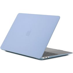 Mobigear Matte MacBook 12 Inch (2015-2017) Hoes Hardshell Laptopcover MacBook Case - Pastelblauw - Model A1534