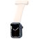 Mobigear Clip Verpleegkundige Apple Watch Bandje Speld - 49/46/45/44 mm - Wit
