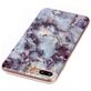 Mobigear Marble iPhone 8 Plus Hoesje Flexibel TPU Backcover - Brown