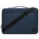 Gaston Luga Däsh Cushioned Briefcase Laptop Aktetas 16 inch Laptoptas + Handvat - Donkerblauw