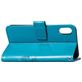 Mobigear Clover iPhone XR Hoesje Bookcase Portemonnee - Blauw