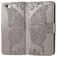 Mobigear Butterfly iPhone 16e Hoesje Bookcase Portemonnee - Grijs