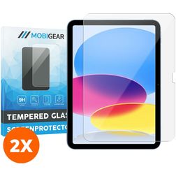 Mobigear iPad 10 (2022) Glazen Screenprotector - Case Friendly (2-Pack)