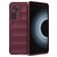 Mobigear Bumpy Xiaomi 12T Hoesje Flexibel TPU Backcover - Bordeaux Rood