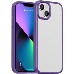 Mobigear Crystal iPhone 14 Plus Hoesje Hardcase Backcover Shockproof - Paars